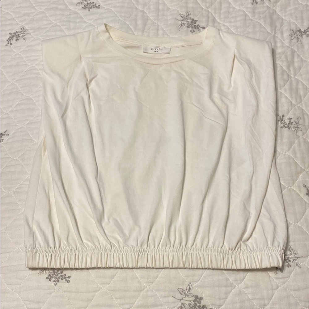 Elodie Off-White Long Sleeve Top